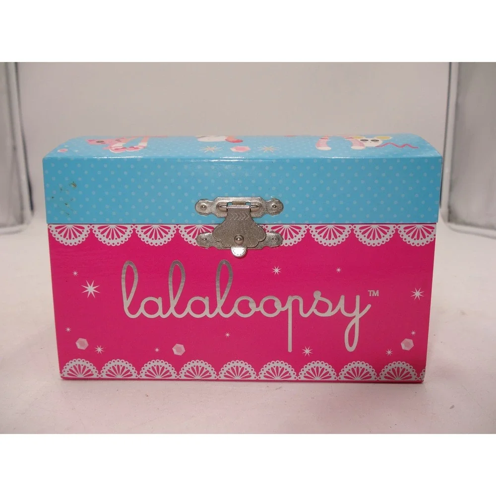 Lalaloopsy‎ Musical Jewelry Box Pink Blue Ballerina Spinning Figure Works